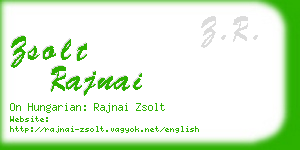 zsolt rajnai business card
